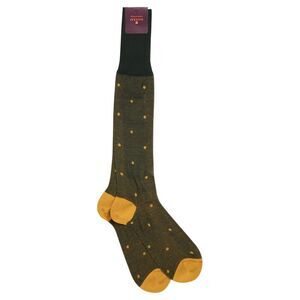 Gallo Men Polka Dot Cotton Long Socks